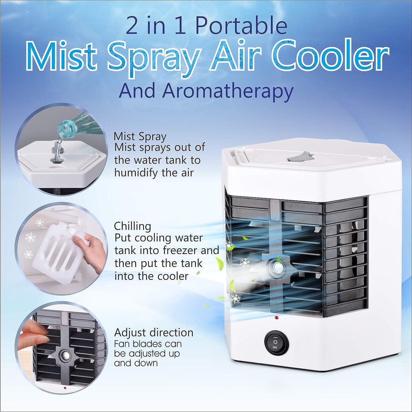 Mini enfriador portatil 2 en 1