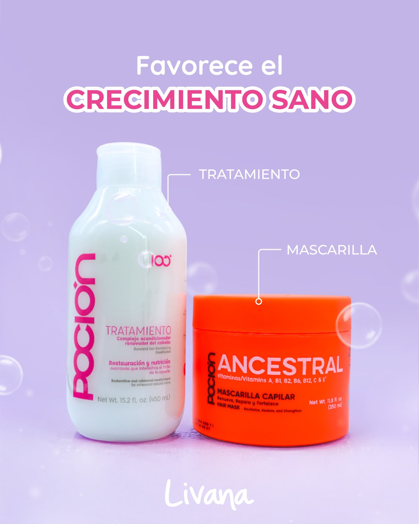 Kit Fortalece y Hidrata la Pocion CALIDAD PREMIUM