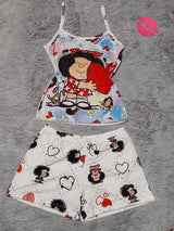 PIJAMA SHORT NEW X MEDIA DOCENA ( CADA UNA $25.000) SE ENVIAN SURTIDAS