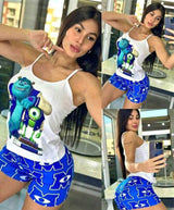 PIJAMA SHORT NEW X MEDIA DOCENA ( CADA UNA $25.000) SE ENVIAN SURTIDAS