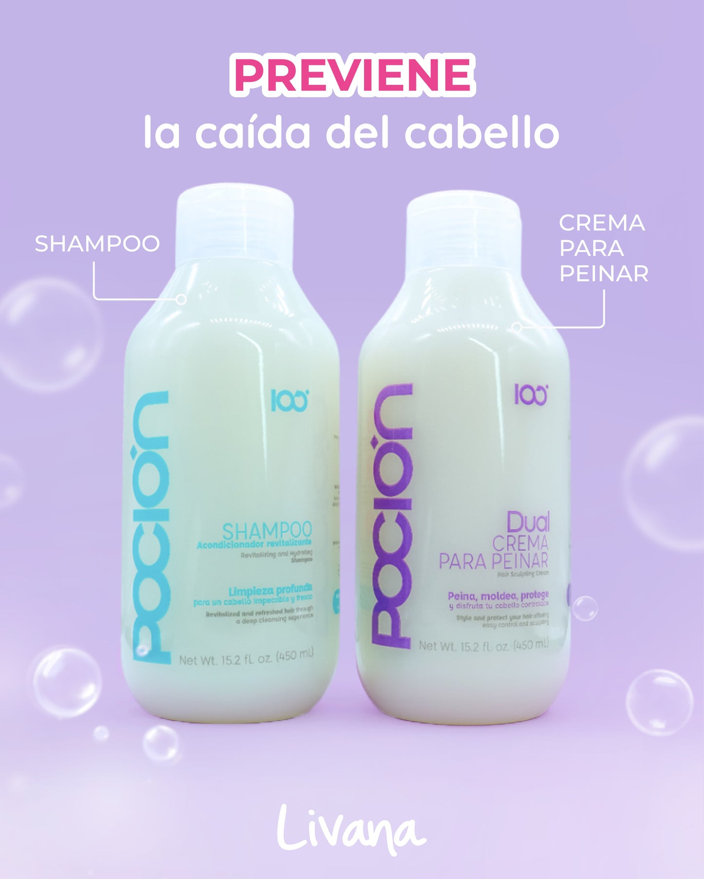 Kit Fortalece y Hidrata la Pocion CALIDAD PREMIUM