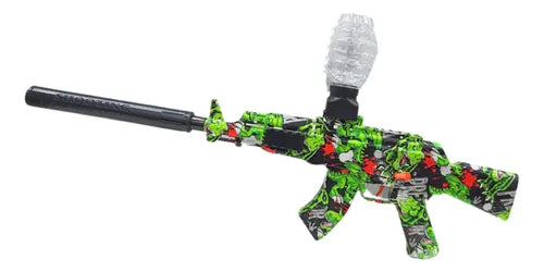 PISTOLA DE HIDROGEL AK47 PILA VERDE
