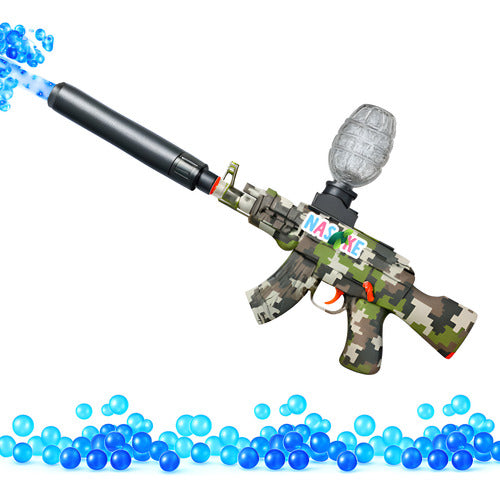 PISTOLA DE HIDROGEL AK47 PILA VERDE