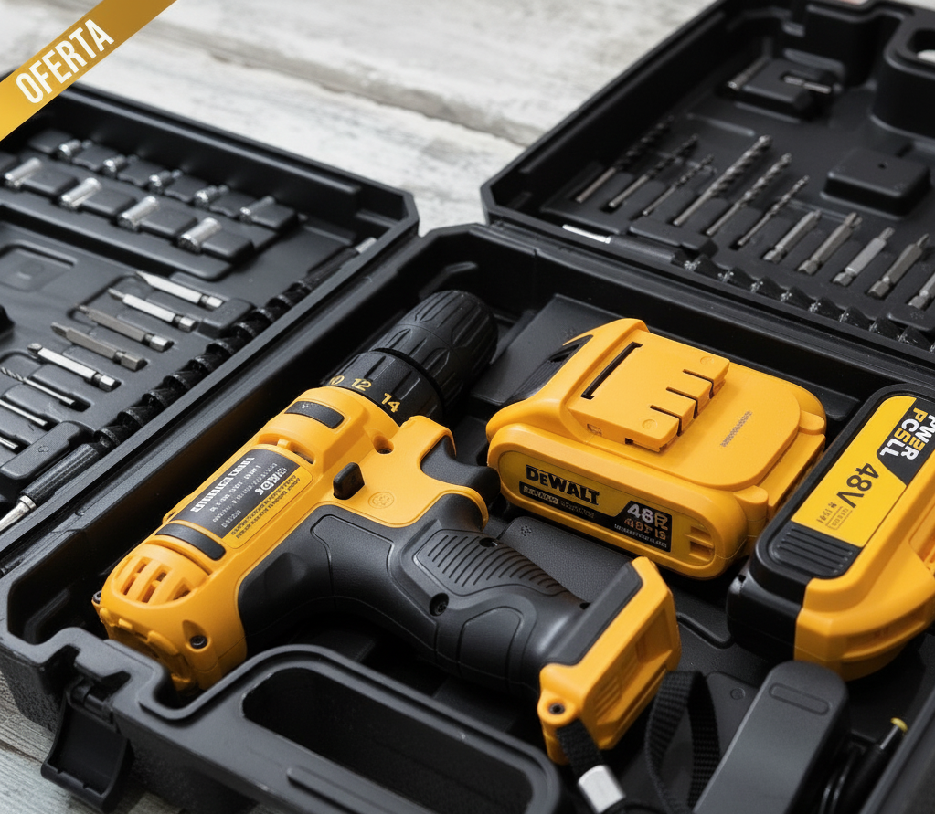 TALADRO PROFESIONAL DEWALT 2 BATERIAS 36 V CALIDAD PREMIUM