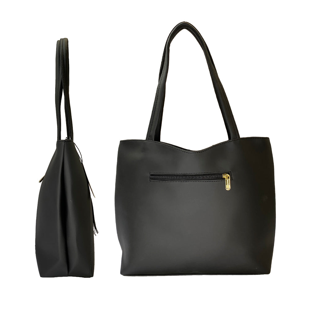 Bolso Set x3 Karla Chacon Rupe Negro