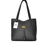 Bolso Set x3 Karla Chacon Rupe Negro