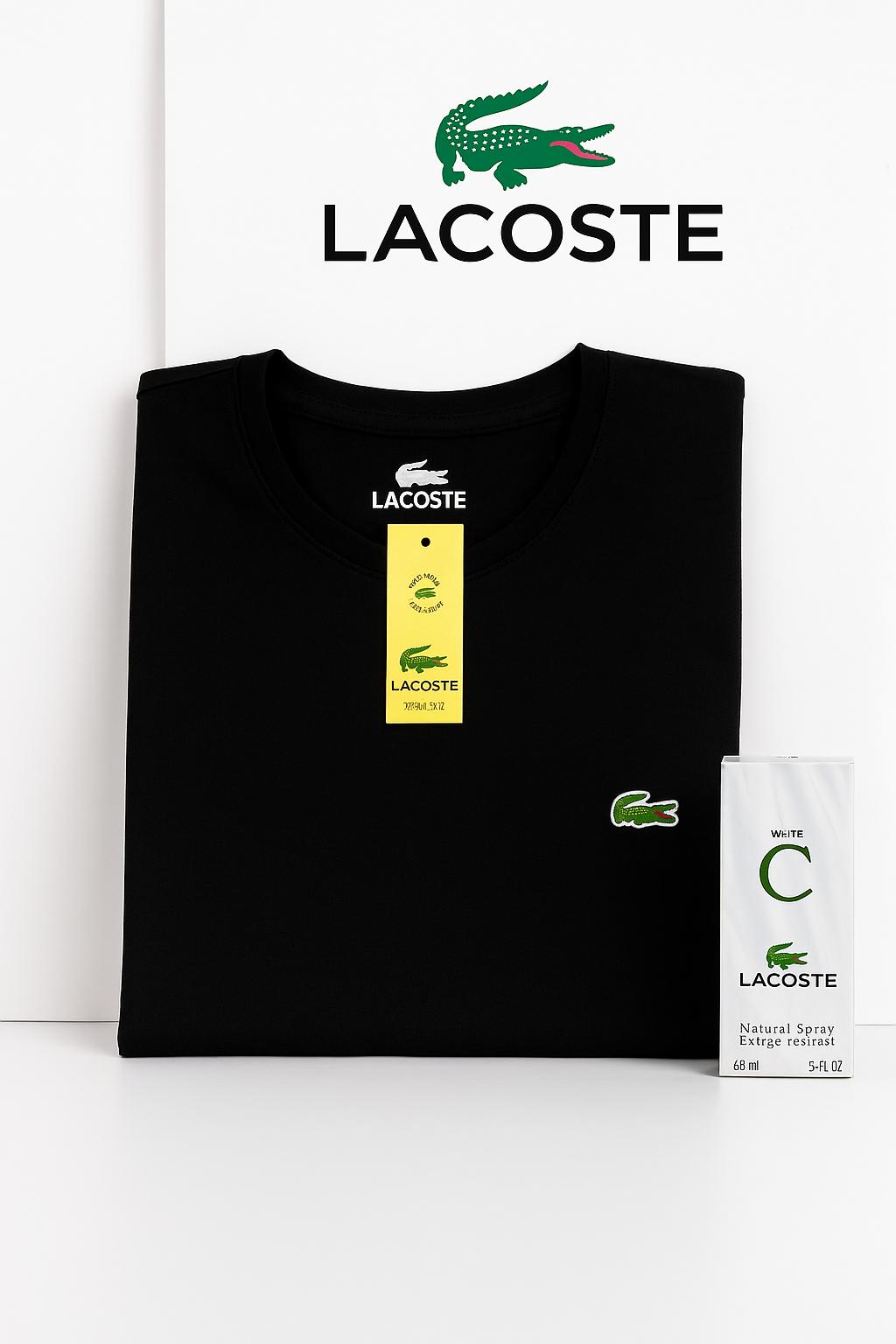 PACK X5 CAMISETAS LACOSTE + LOCION