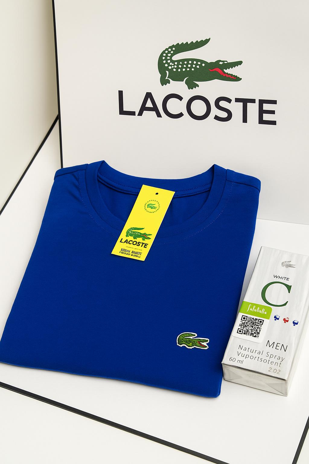PACK X5 CAMISETAS LACOSTE + LOCION
