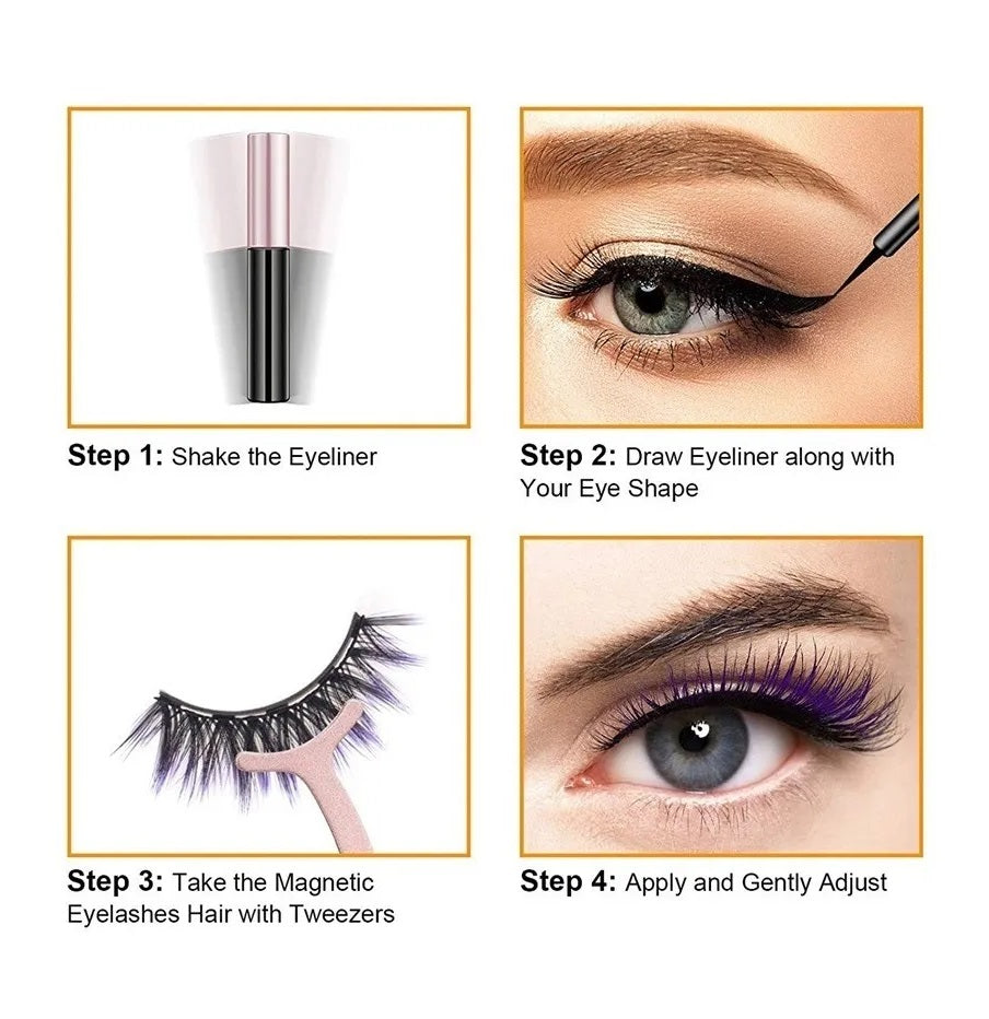 Kit Pestaña Magnética + Delineador