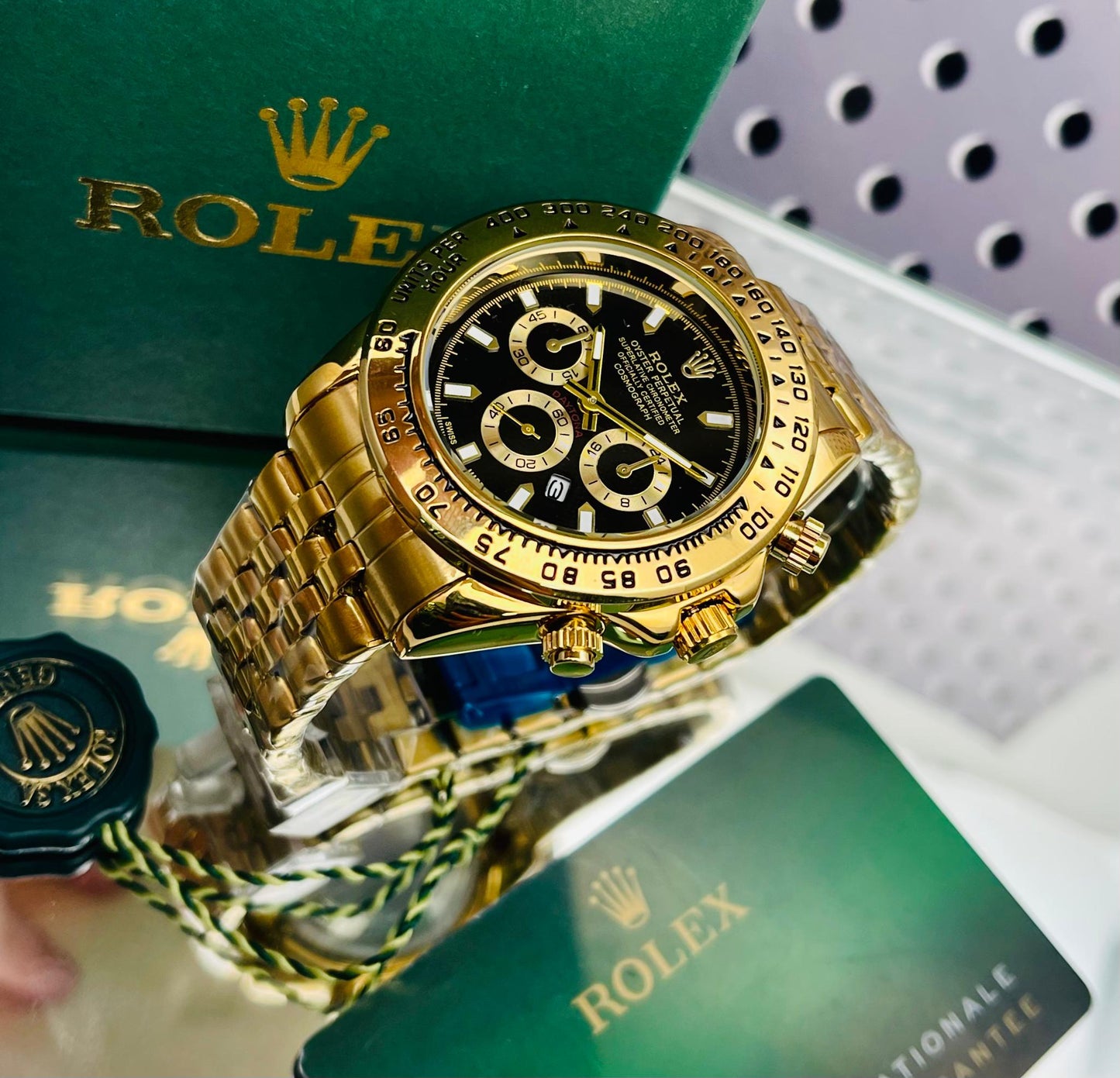 ROLEX DAYTONA ACERO + ESTUCHE DE LUJO