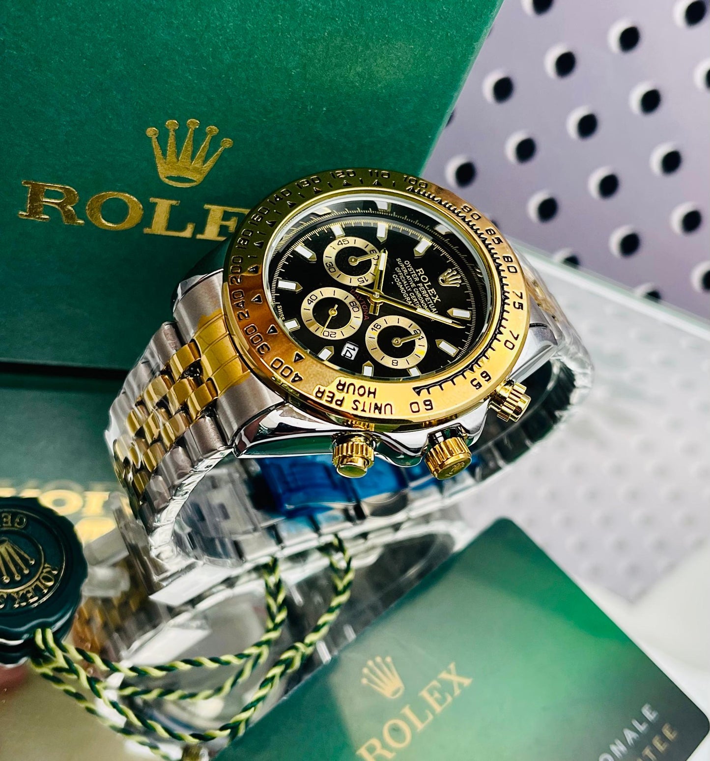 ROLEX DAYTONA ACERO + ESTUCHE DE LUJO